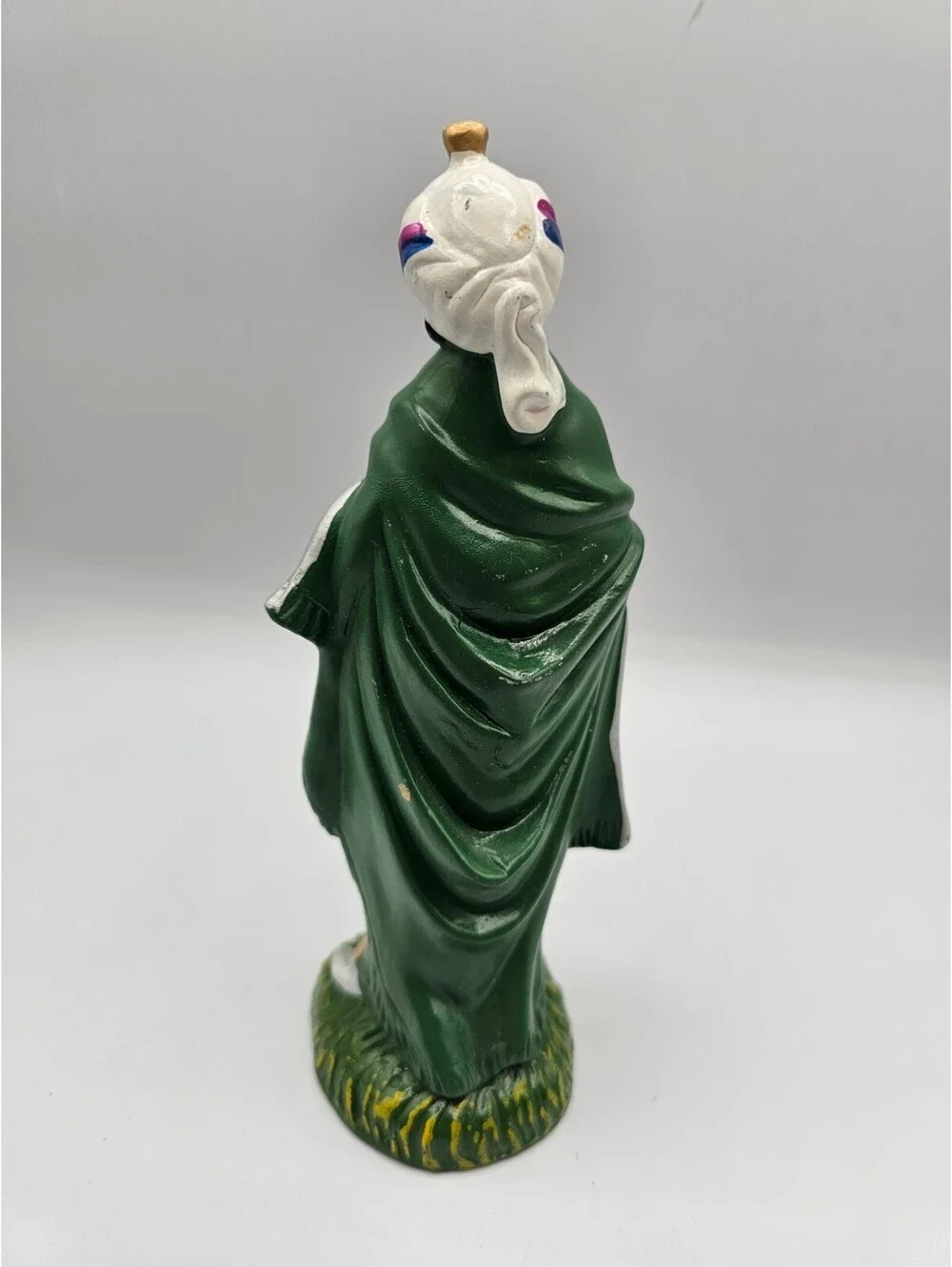 Vintage 1960s Paper Mache Christmas Nativity Figure Wiseman Depose Fontanini